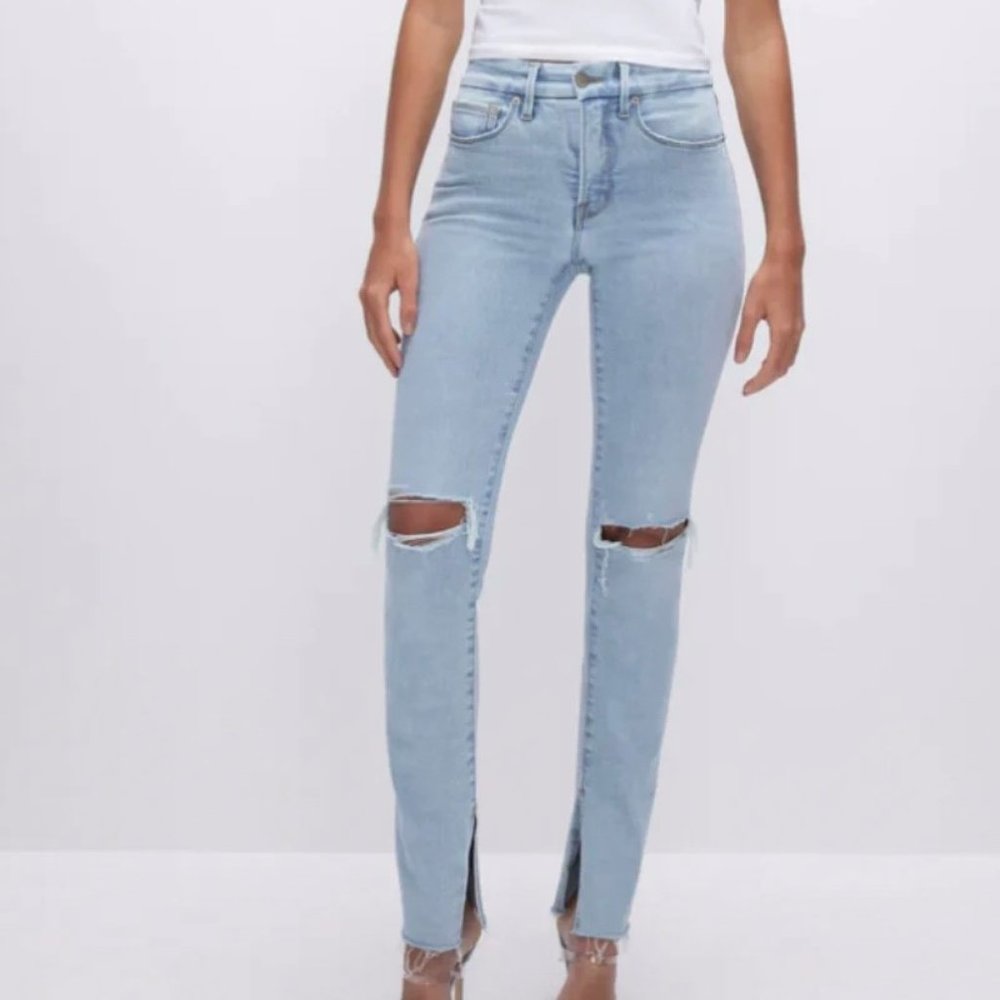 Good American Good Classic Stacked Jean